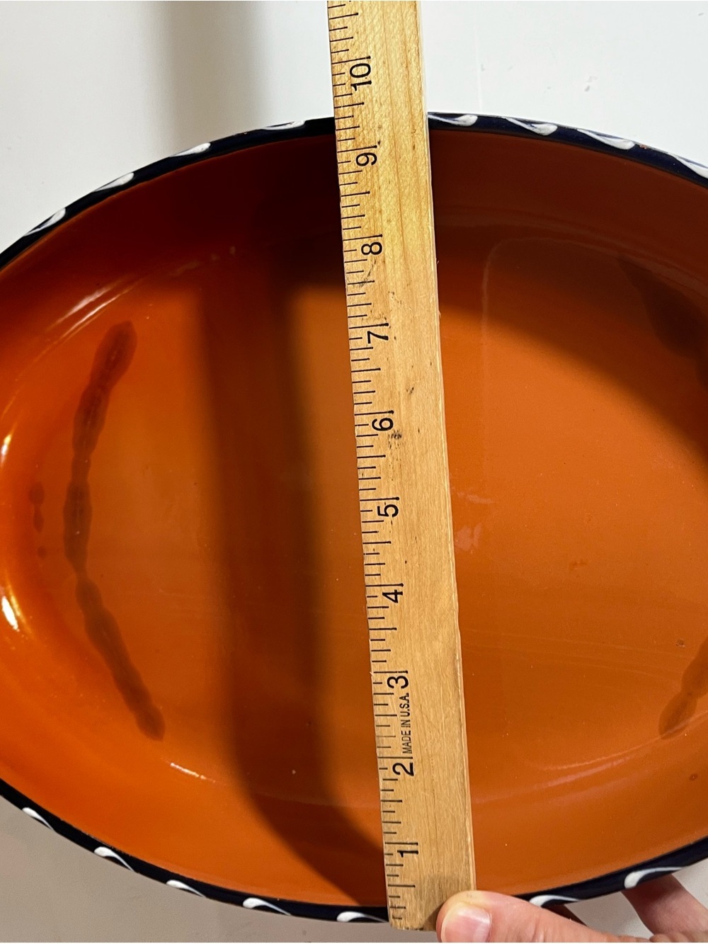 Furio Home "La Spezia" Hand Painted Oval Ceramic Baking Dish Serving Bowl Italy - Picture 11 of 15